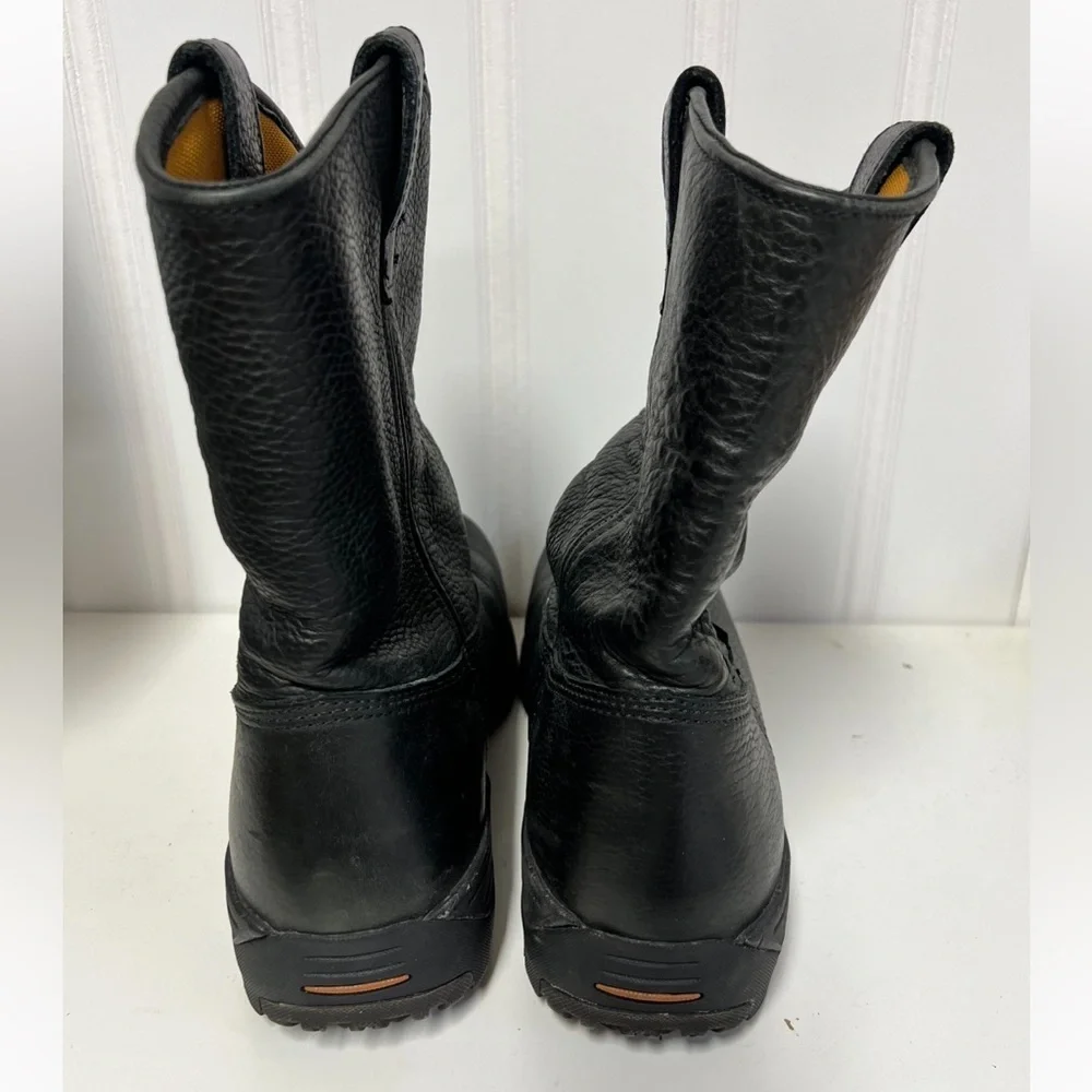 Georgia Boot Men’s Wellington Steel Toe Work Boots 10M Waterproof Diamond Trax